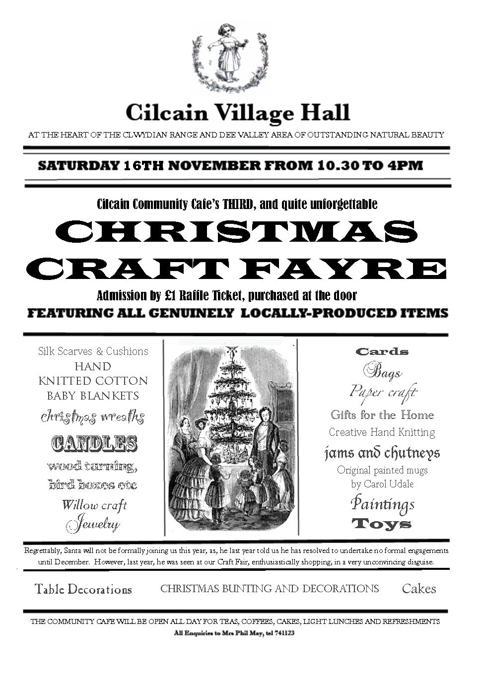 Christmas Craft Fair all day this Saturday!